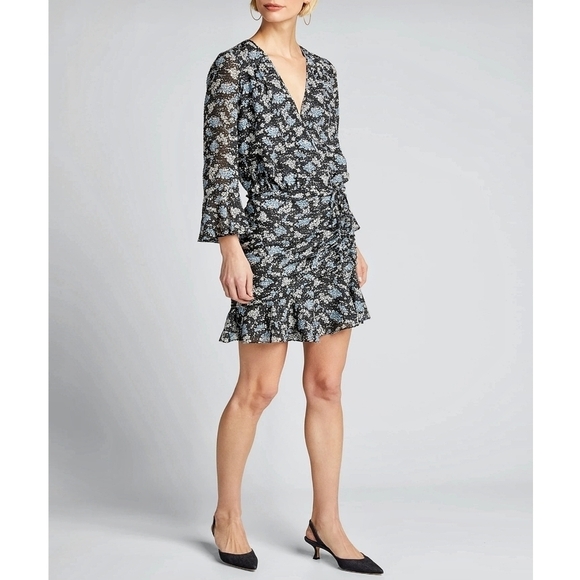 Veronica‎ Beard | Ruffle Wrap Floral Dresss… - Picture 1 of 7